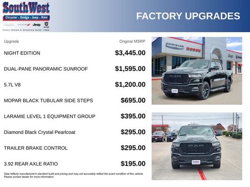 New 2026 RAM 1500 Laramie w/ Night Edition image 11