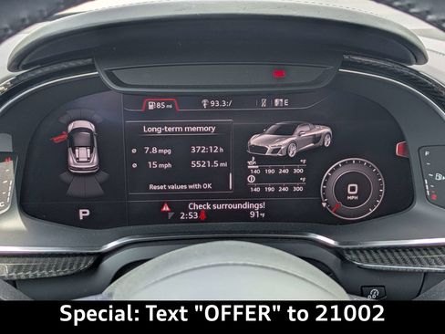 Certified 2021 Audi R8 V10 w/ Premium Package RWD image 30