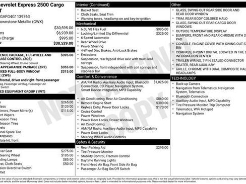 Used 2016 Chevrolet Express 2500 image 10