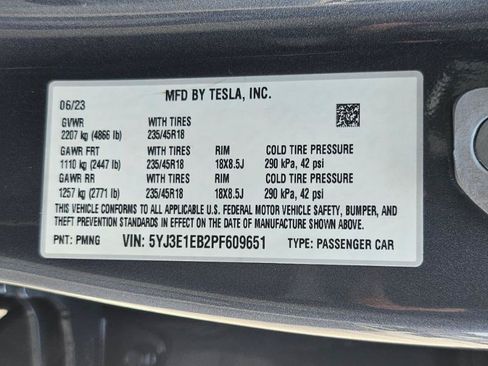 Used 2023 Tesla Model 3 Long Range AWD/4WD image 35