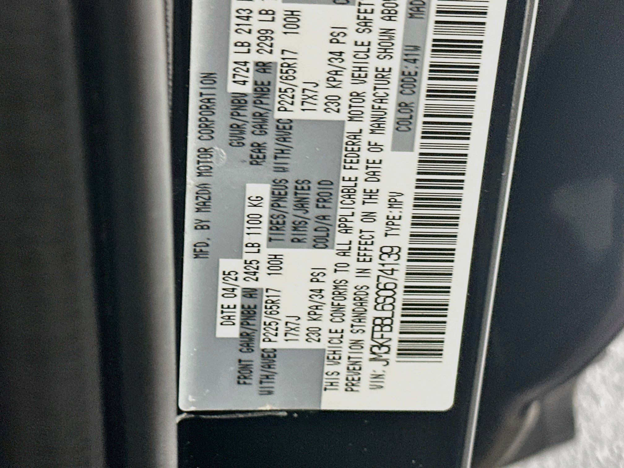 Used 2025 MAZDA CX-5 AWD 2.5 S w/ Select Package image 12