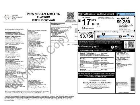 Used 2025 Nissan Armada Platinum image 15
