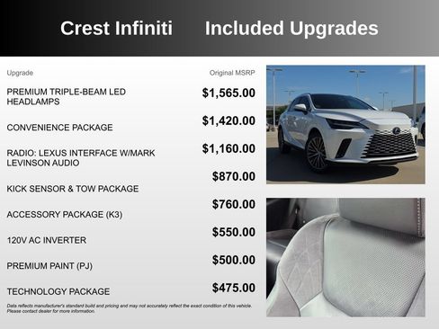Used 2024 Lexus RX 350 w/ Convenience Package AWD/4WD image 5