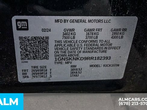 Used 2024 Chevrolet Tahoe LT image 61