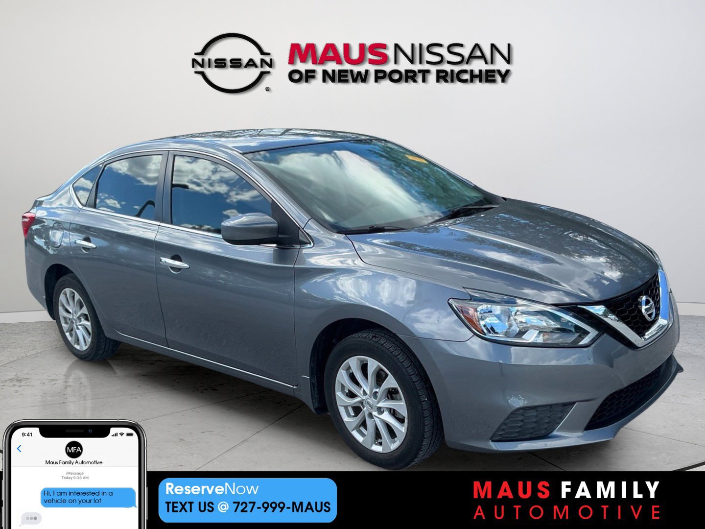 Certified 2019 Nissan Sentra SV FWD image 1
