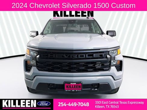 Used 2024 Chevrolet Silverado 1500 Custom w/ Turbomax Blackout Package RWD image 2