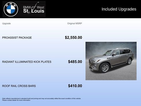 Used 2019 INFINITI QX80 Luxe w/ Proassist Package image 20