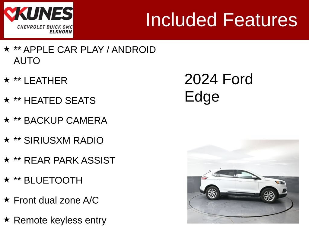 Used 2024 Ford Edge SEL AWD/4WD image 2