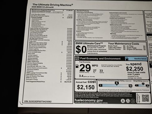 New 2026 BMW X3 xDrive30 w/ Premium Package AWD/4WD image 25