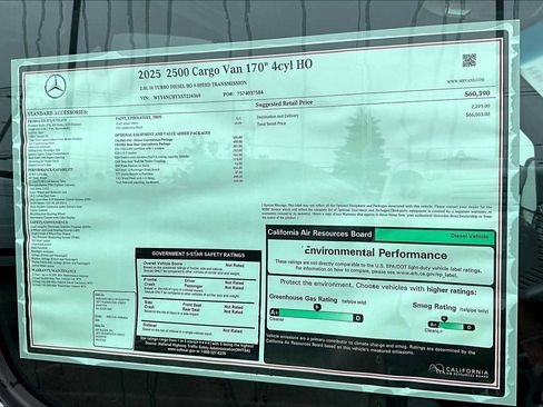 New 2025 Mercedes-Benz Sprinter 2500 image 17