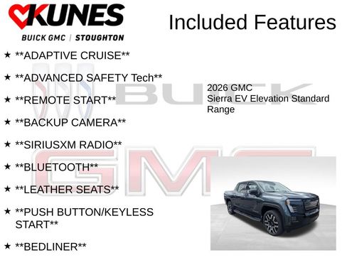 New 2026 GMC Sierra EV Elevation image 2