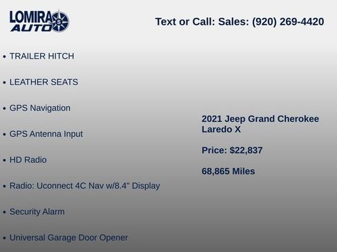 Used 2021 Jeep Grand Cherokee Altitude AWD/4WD image 15