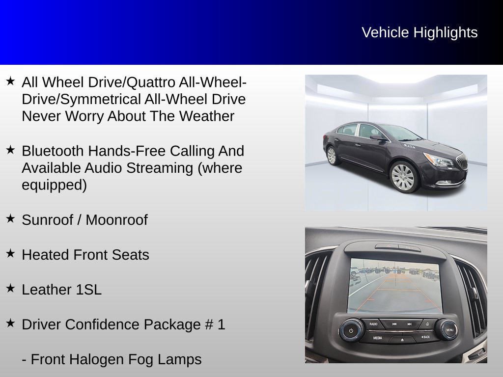 Used 2014 Buick LaCrosse Leather AWD/4WD image 4