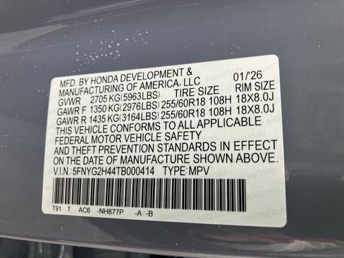 New 2026 Honda Pilot EX-L image 35