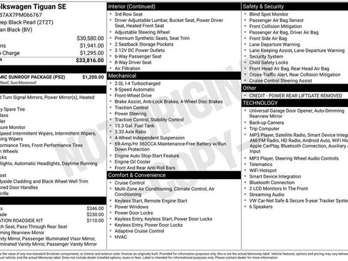 Certified 2023 Volkswagen Tiguan SE w/ Panoramic Sunroof Package FWD image 37