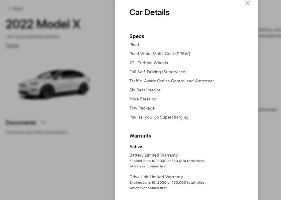Used 2022 Tesla Model X Plaid AWD/4WD image 3
