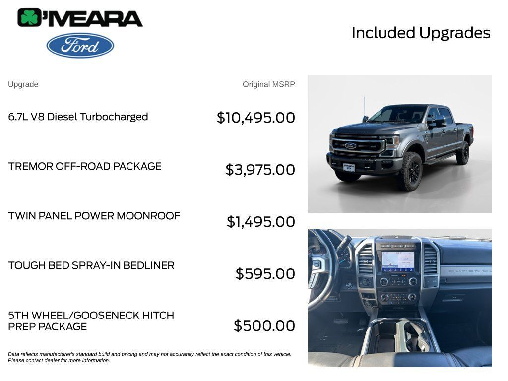 Used 2021 Ford F350 Platinum w/ Tremor Off-Road Package AWD/4WD image 4