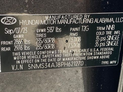 Certified 2023 Hyundai Santa Fe SEL w/ Premium Package image 47