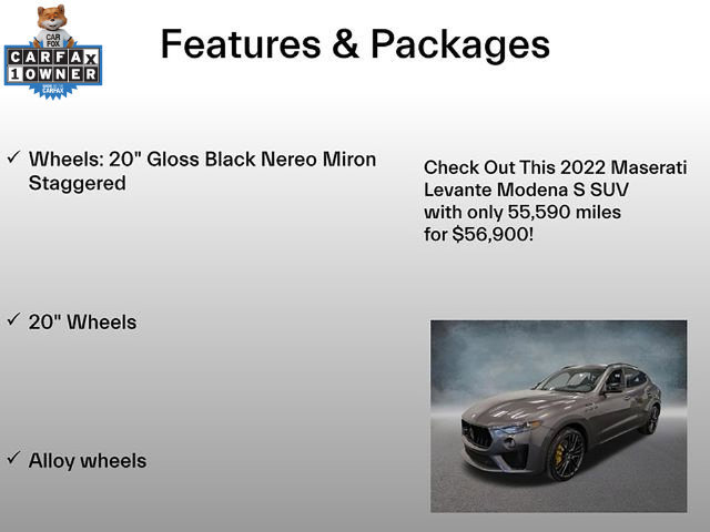 Used 2022 Maserati Levante Modena S AWD/4WD image 5