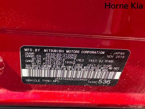 Used 2019 Mitsubishi Eclipse Cross AWD image 28