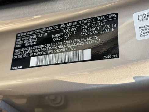 Certified 2026 Volvo XC60 B5 Ultra w/ Climate Package AWD/4WD image 25