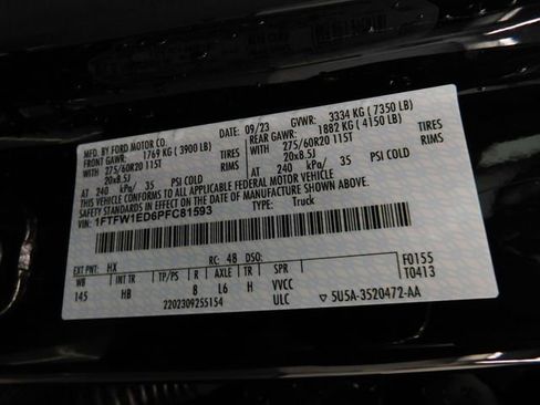 Used 2023 Ford F150 Lariat w/ Equipment Group 502A High image 35