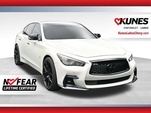 Used 2019 INFINITI Q50 Red Sport 400 w/ Cargo Package (L96) AWD/4WD image 1