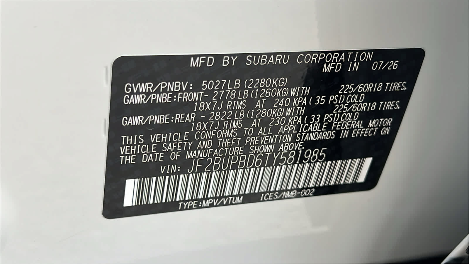 New 2026 Subaru Outback Premium AWD/4WD image 30