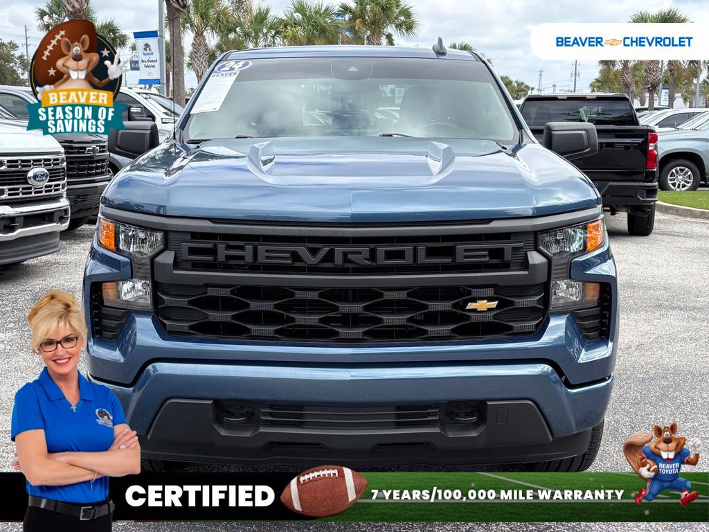 Used 2024 Chevrolet Silverado 1500 Custom RWD image 3