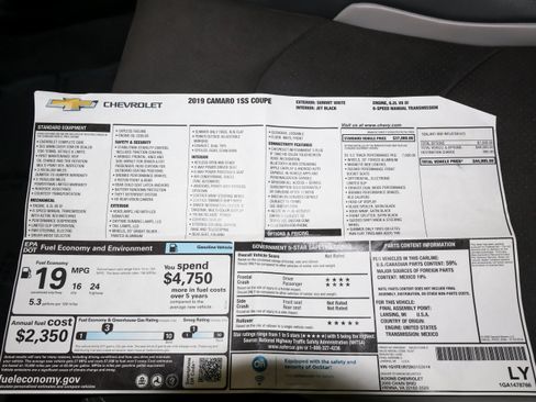 Used 2019 Chevrolet Camaro SS RWD image 52