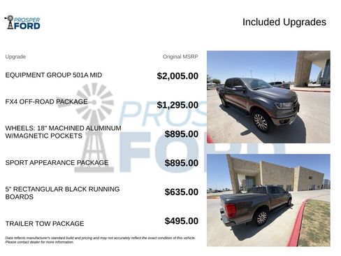 Used 2020 Ford Ranger Lariat w/ Equipment Group 501A Mid AWD/4WD image 3