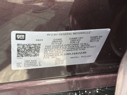 Certified 2024 Chevrolet Traverse RS FWD image 36
