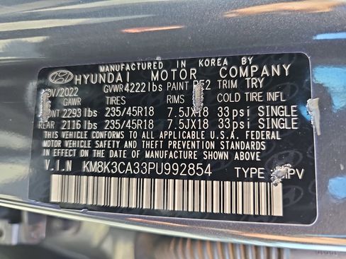 Certified 2023 Hyundai Kona N Line w/ Cargo Package image 44