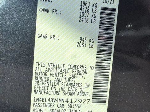Used 2021 Nissan Altima 2.5 S FWD image 25