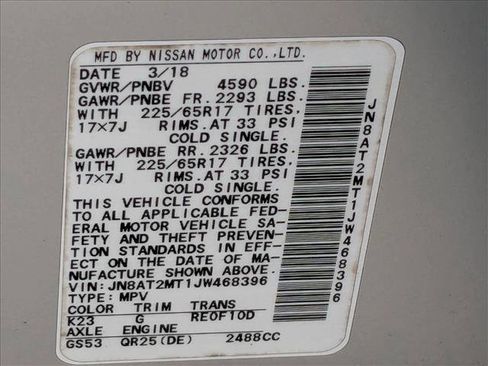 Used 2018 Nissan Rogue SV image 24