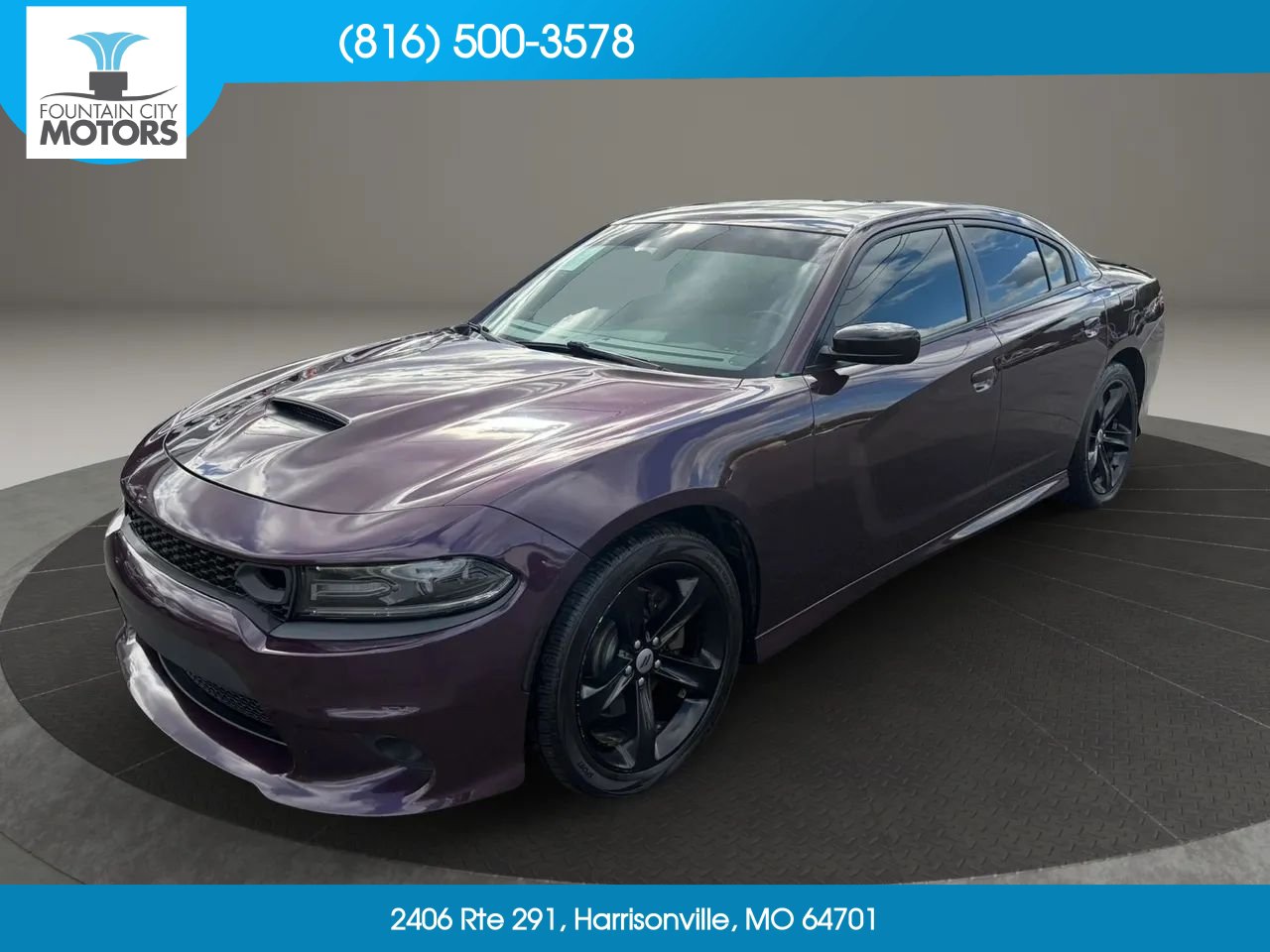 Used 2020 Dodge Charger R/T w/ Blacktop Package RWD image 1