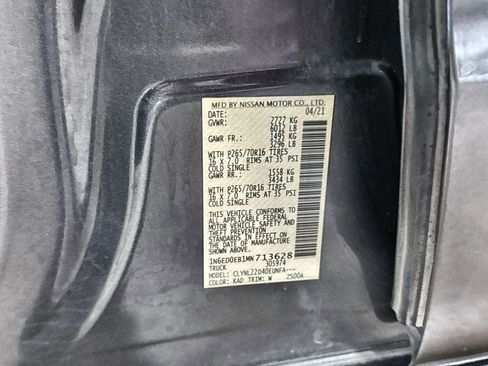 Used 2021 Nissan Frontier SV image 31