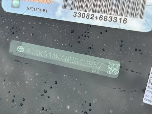 Certified 2022 Toyota Camry XSE FWD image 10