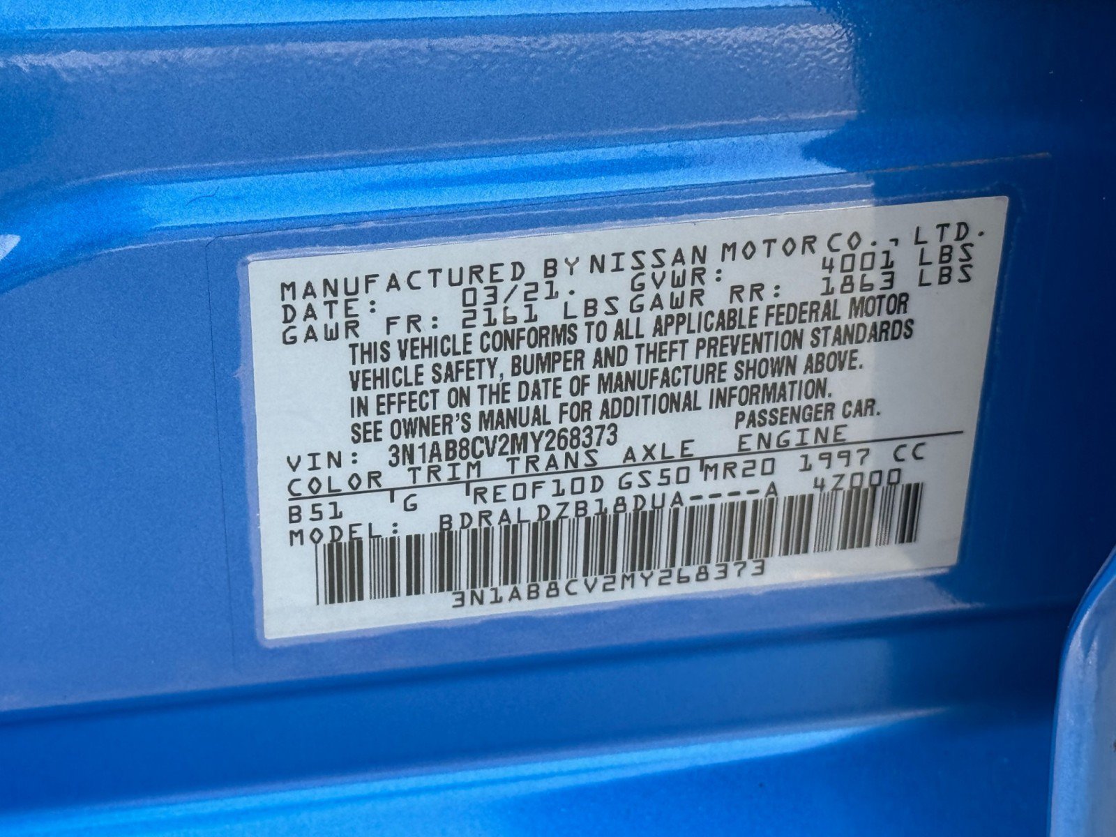 Used 2021 Nissan Sentra SV FWD image 38