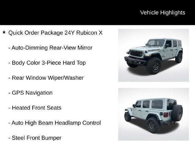 Used 2024 Jeep Wrangler Unlimited Rubicon AWD/4WD image 14
