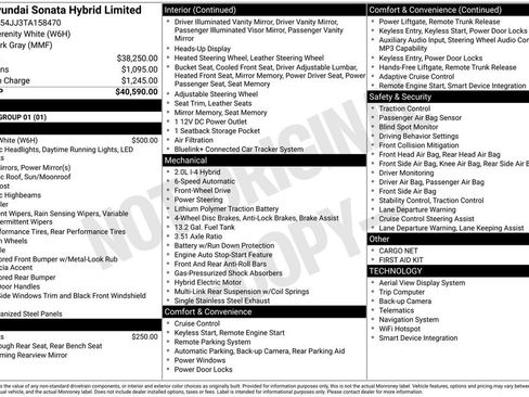 New 2026 Hyundai Sonata Limited image 4