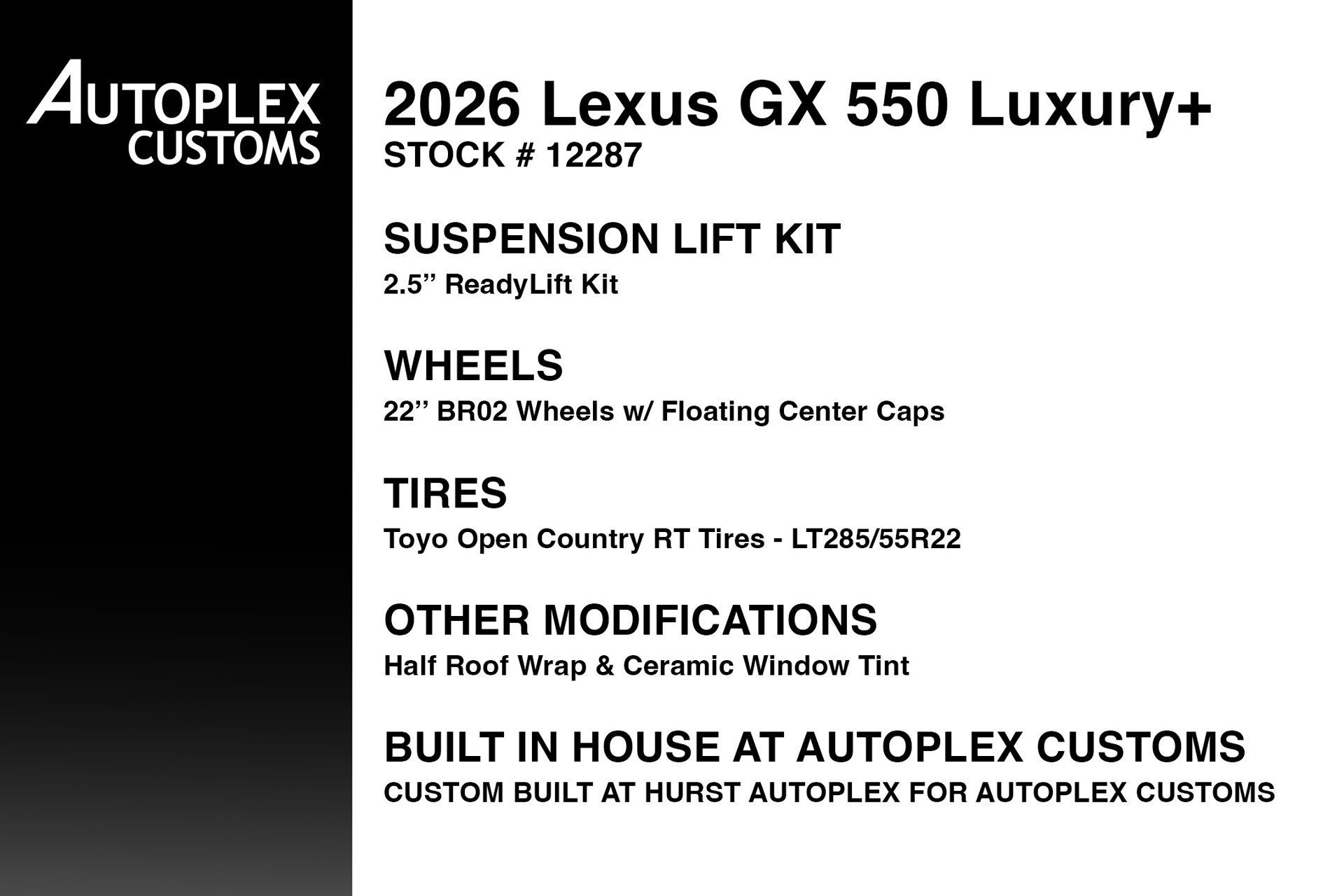 Used 2026 Lexus GX 550 w/ Accessory Package (2T) AWD/4WD image 2