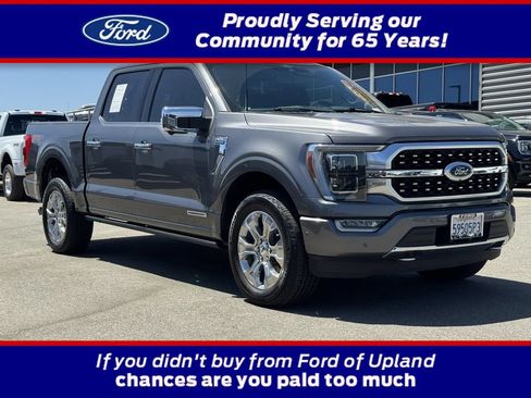 Used 2021 Ford F150 Platinum w/ Equipment Group 701A High AWD/4WD image 1
