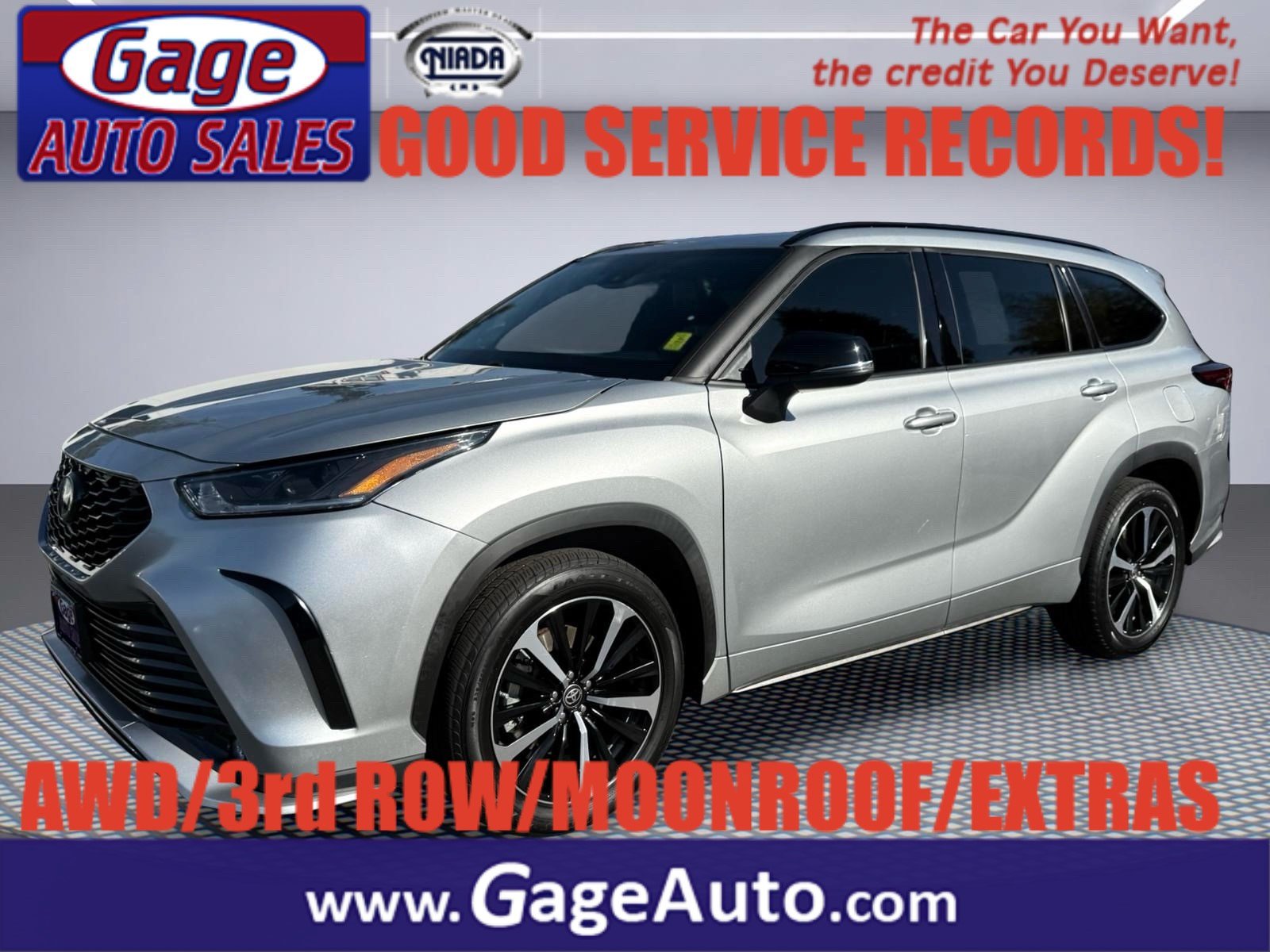 Used 2021 Toyota Highlander XSE AWD/4WD image 1