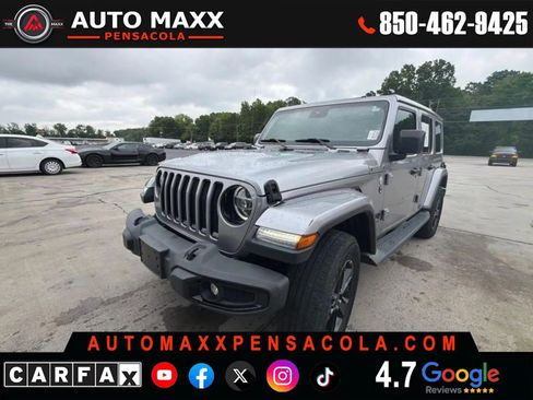 Used 2019 Jeep Wrangler Unlimited Sahara w/ Advanced Safety Group AWD/4WD image 1