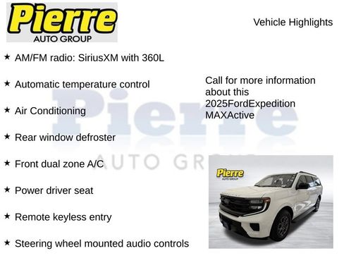 Certified 2025 Ford Expedition Max Active AWD/4WD image 14