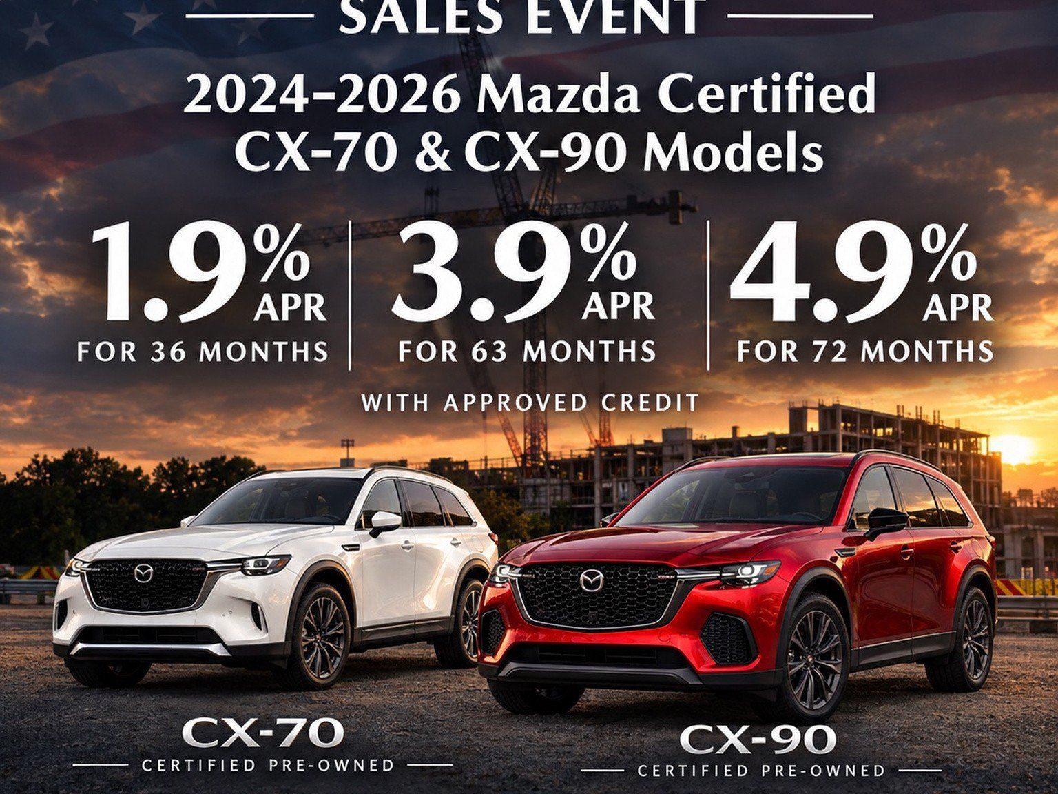 Used 2024 MAZDA CX-90 Plug-In Hybrid w/ Preferred AWD/4WD image 3