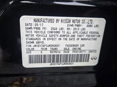 Used 2018 INFINITI Q50 Luxe w/ Sensory Package (Luxe) image 36