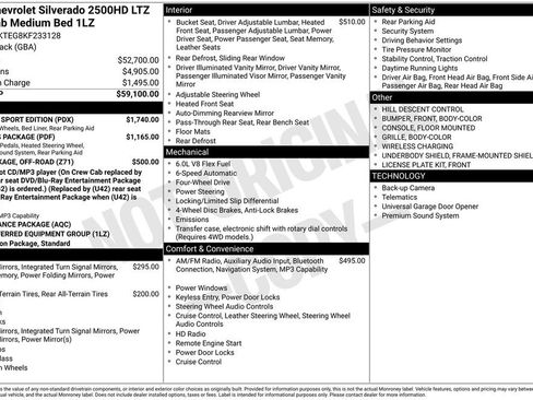 Used 2019 Chevrolet Silverado 2500 LTZ w/ Custom Sport Edition image 2