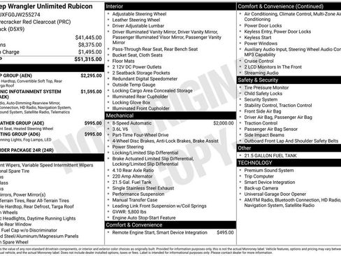 Used 2018 Jeep Wrangler Unlimited Rubicon w/ Dual Top Group image 2